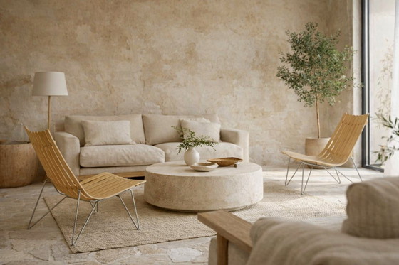 Image 1 of Coppia di poltroncine Scandia di Hans Brattrud per Fjordfiesta, Scandinavia, inizio XXI secolo