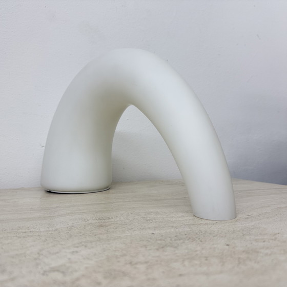 Image 1 of Fontana Arte Thor glass table lamp , 1980s Italy