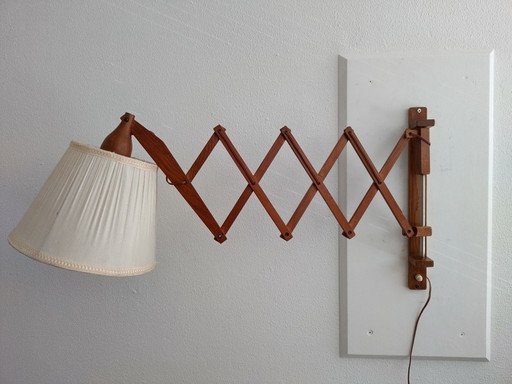 Scissor Lamp Teak - 1960s - Vintage
