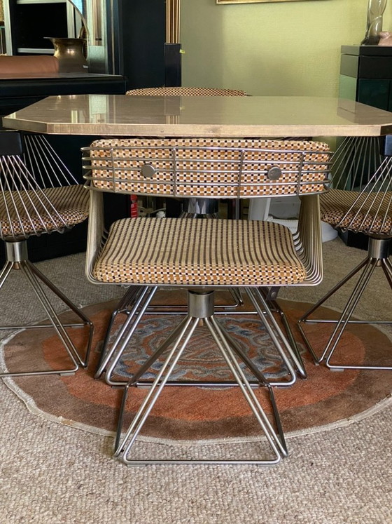 Image 1 of Rudi Verelst dining table with 4 chairs