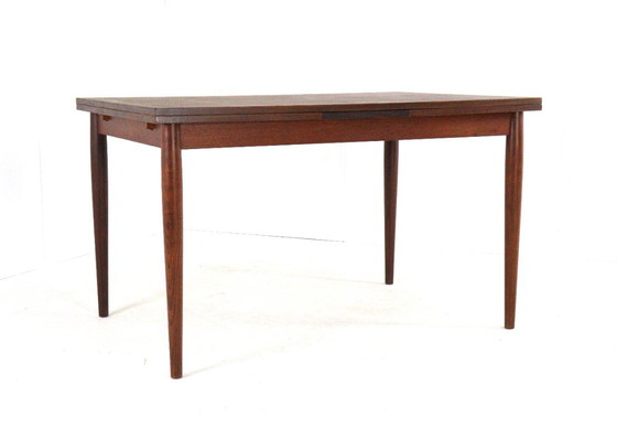 Image 1 of Lübke extendable rectangular dining table vintage