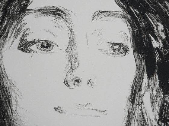 Edvard Munch : Broche, Eva Mudocci, Lithographie Signée – Lithographies et sérigraphies, Paper (photo 8 of 10)
