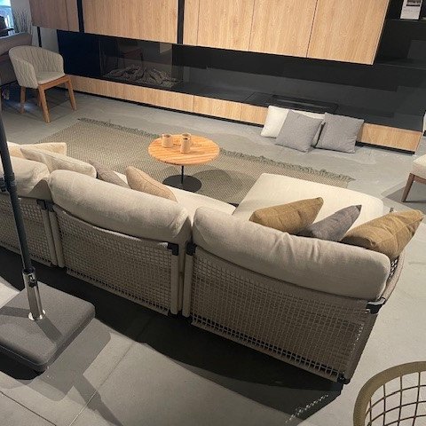 Image 1 of Divano angolare da esterno Tribù Nodi