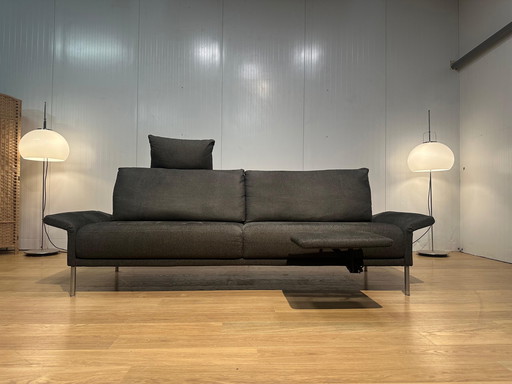 Rolf Benz Cara 3-Sitzer + Fußhocker