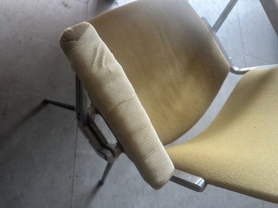 Vintage DSC 106 Tafelstoelen Met Armleuning Van Gian Carlo Piretti Voor Castelli, Jaren 70 - Set Van 6 (photo 5 of 5)