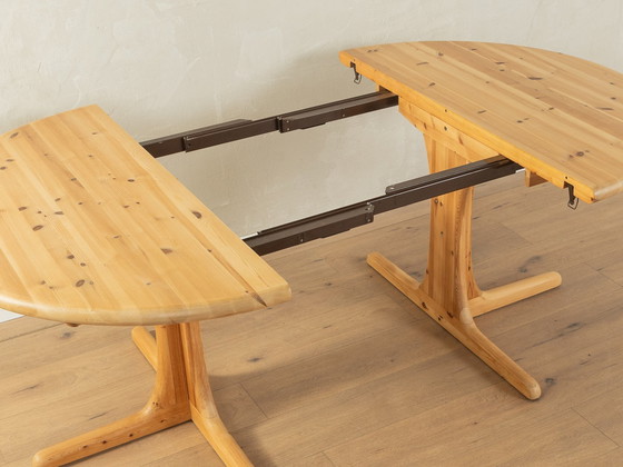 Image 1 of 70er Jahre Massiv-Esstisch, ausziehbar