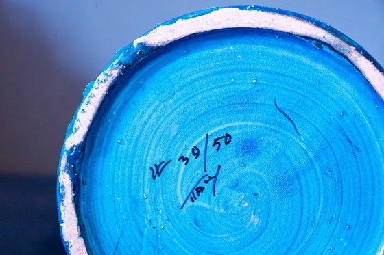 Image 1 of Aldo Londi Bitossi Vase – signed & numbered 39/50 – Italy – Mid Century Ceramics