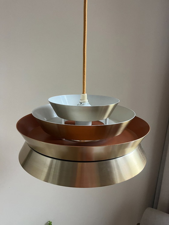 Image 1 of Suspension vintage Trava - Carl Thore - Lampe design suédoise