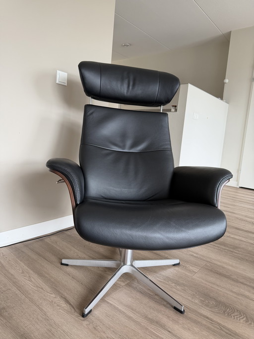 Conform fauteuil met hocker