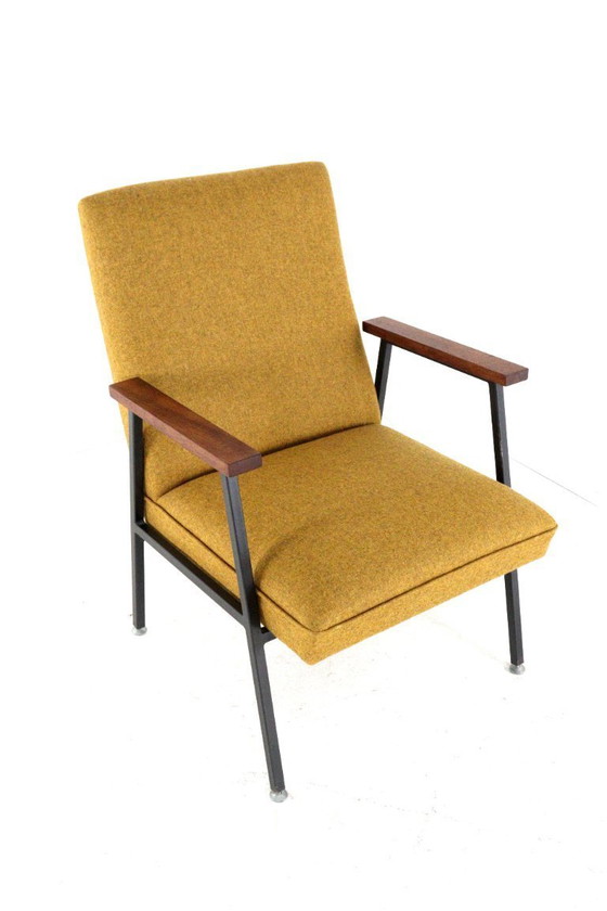 Image 1 of Gispen Fauteuil 'Genie' Vintage Nieuw Gestoffeerd