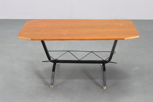 Table basse ou d'appoint en teck italien des années 1960