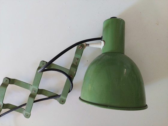 Image 1 of 1940'S Industrial Scissor Wall Light.