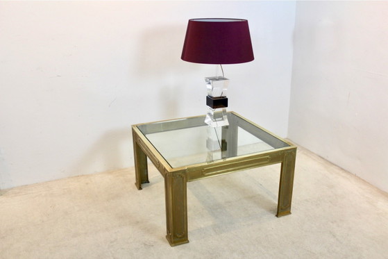 Paire de Tables d'appoint brutalistes en bronze coulé par Peter van Heeck, Verre, Industrieel (photo 9 sur 12)