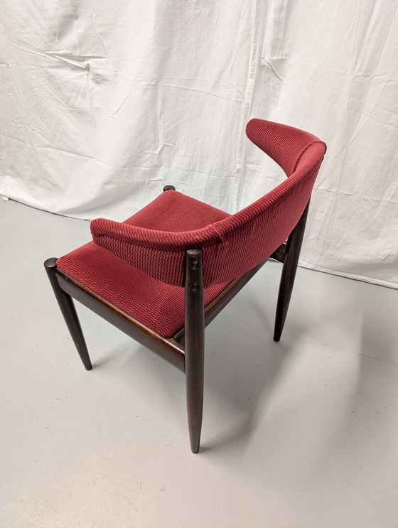 Image 1 of 6 A.W.A. Mid Century Dutch Design Kuhhorn Esszimmerstühle