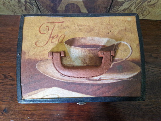 Image 1 of Vintage koffertje opbergdoos