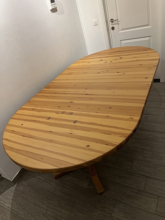 Image 1 of Vintage 70s Danish table CJ Rosengaarden 120 x 220