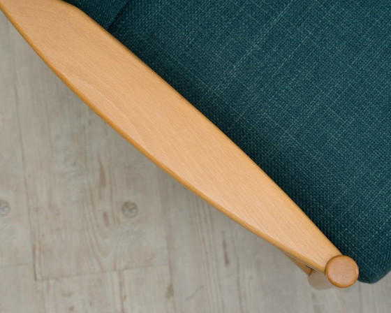 Image 1 of Sofá/diván "Stella" de los años 60, una pieza rara fabricada en madera maciza de haya por Walter Knoll.
