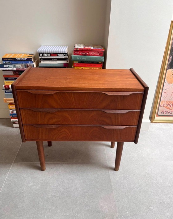 Teak drawers Danish design, Chest of drawers, Wood, Brown, Mid Century Modern (photo 2 of 5)