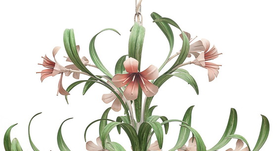 Image 1 of Florentine chandelier with 12 lights