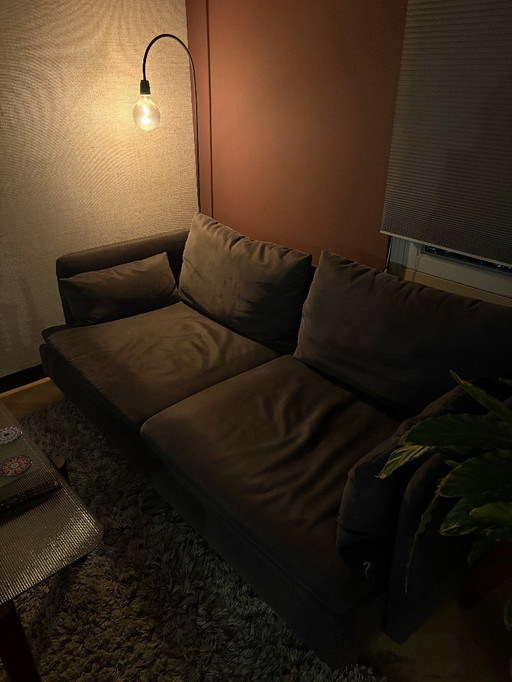 IKEA Soderhamn 3-seater sofa with armrests dark blue