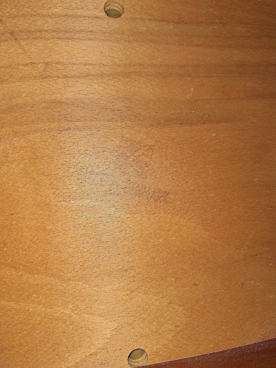 Image 1 of Coppia di sedie da pranzo Korup Stolefabrik in teak massello e pelle, Danimarca, anni '60