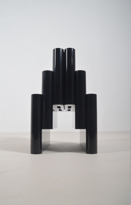 Italiaanse tijdschriftenhouder 4675 door Giotto Stoppino voor Kartell, jaren '70