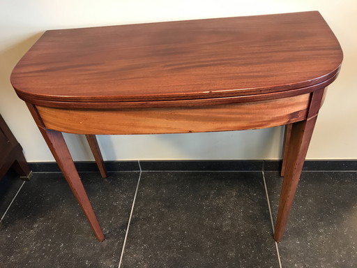 Georgian mahogany tea table