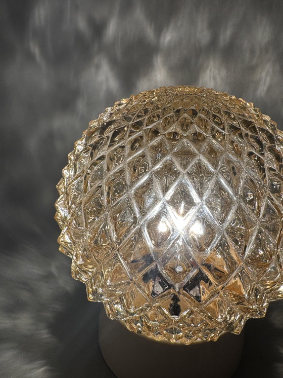 Image 1 of Vintage ceiling lamp in cut glass