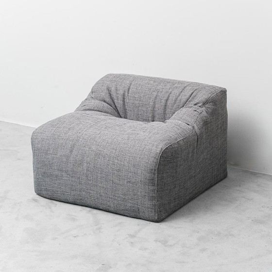 Image 1 of COPPIA DI POLTRONE VINTAGE EN TESSUTO GRIGIO ANNI '70 MODERNARIATO