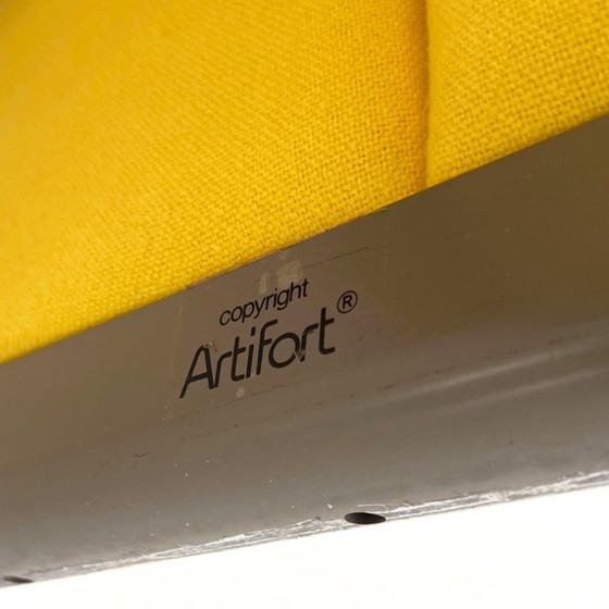 Image 1 of Gelber F598 Groovy Chair von Pierre Paulin für Artifort, 1970er Jahre