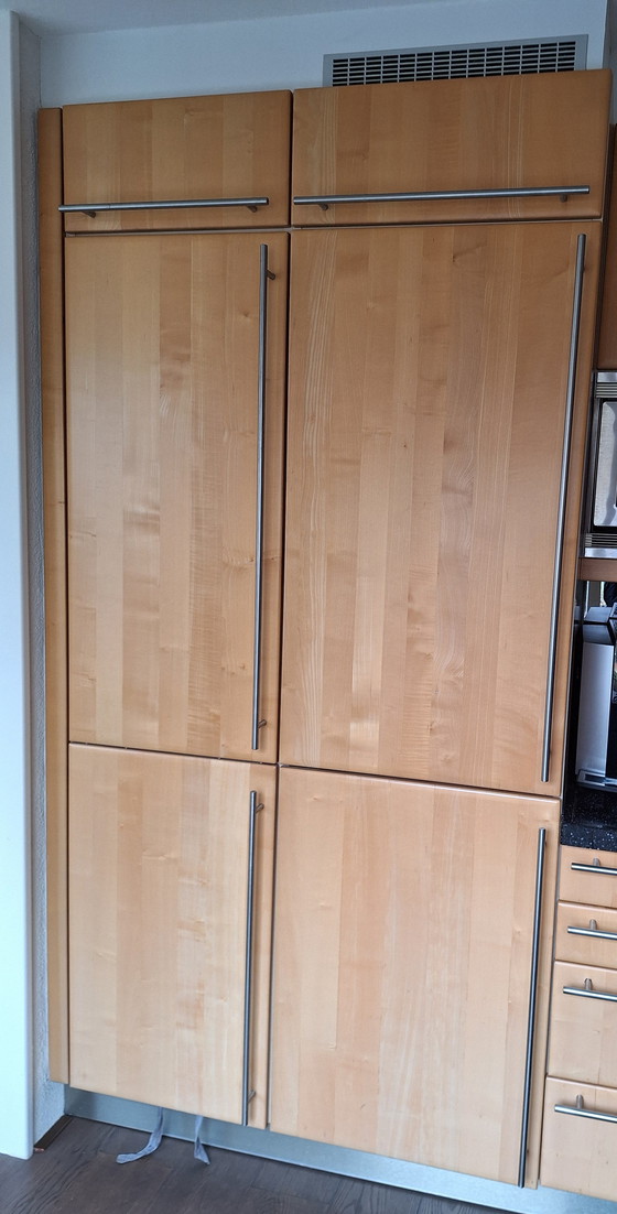Image 1 of Eggersman corner kitchen with solid wood doors