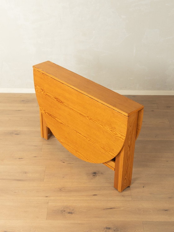 Table pliante vintage des années 1980, Tables de salle à manger, Bois, Marron (photo 12 sur 12)