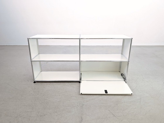Image 1 of 5x Original USM Haller Sideboard 2x2 pure white chest of drawers sideboard
