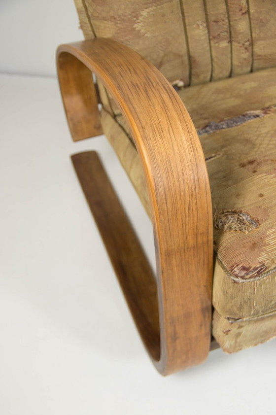 Image 1 of Poltrona Tank di Miroslav Navratil, in legno curvato laminato, anni '30.