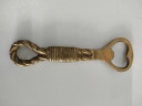 Apribottiglie in ottone dal design marittimo vintage