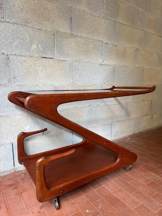 Image 1 of Vintage Italiaanse serveerwagen