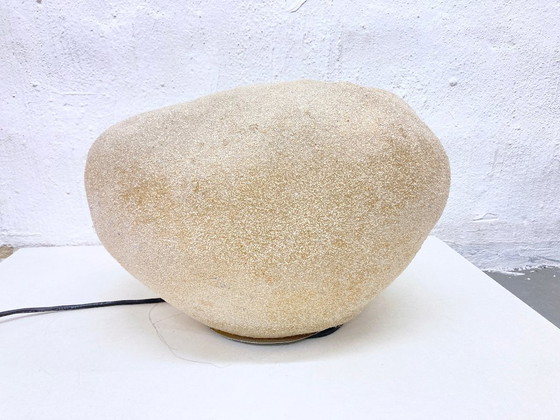 Image 1 of Grote Moon Rock kiezellamp van Zicoli Limbach in de stijl van André Cazenave