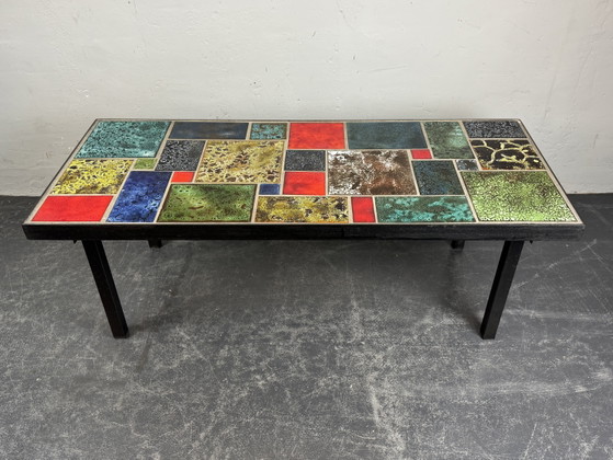 Image 1 of Table basse en céramique française des années 1960