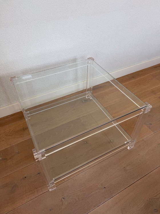 Image 1 of Plexiglas acrylic coffee table