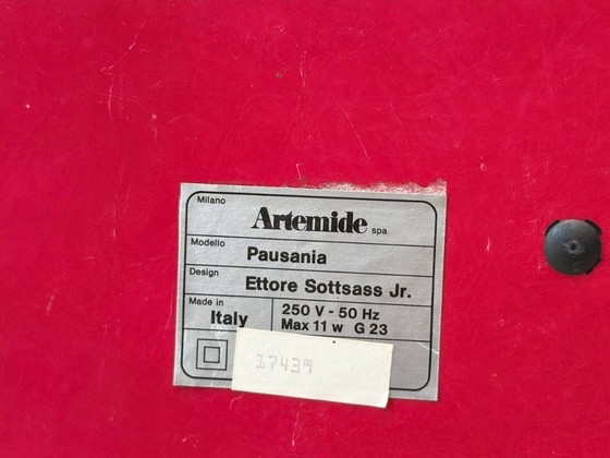 Image 1 of Pausania tafellamp van Ettore Sottsass Jr. voor Artemide, Italië, jaren 80