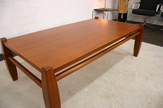 Image 1 of Top! Danish Vintage Teak Coffee Table / Mid - Century Coffee Table in the style of Sergio Rodrigues, Percival Lafer, excellent c
