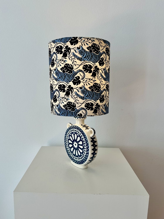 Image 1 of Dekorative Tischlampe - kabellos für Regal oder Sideboard 