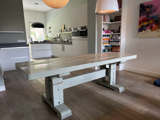 Image 1 of Piet Hein Eek balkentafel in sloophout
