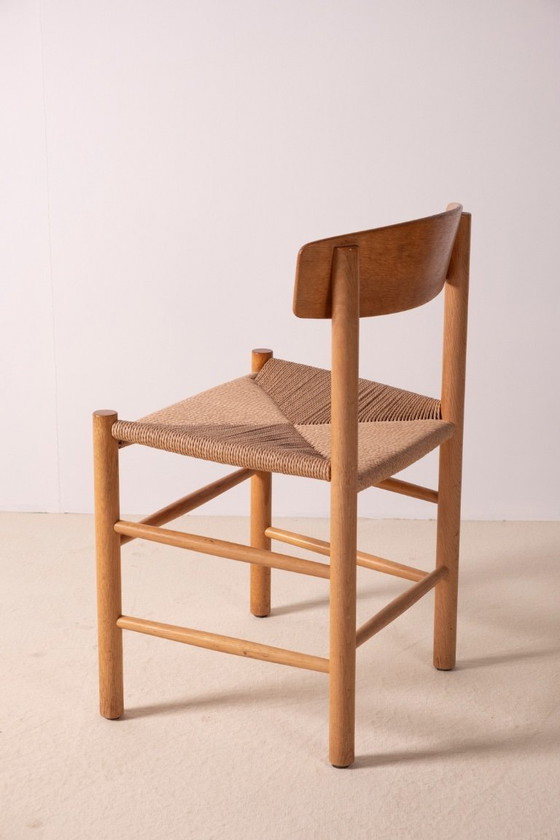 Image 1 of 4x sedie da pranzo Børge Mogensen J39 in quercia, mobili FDB 1981