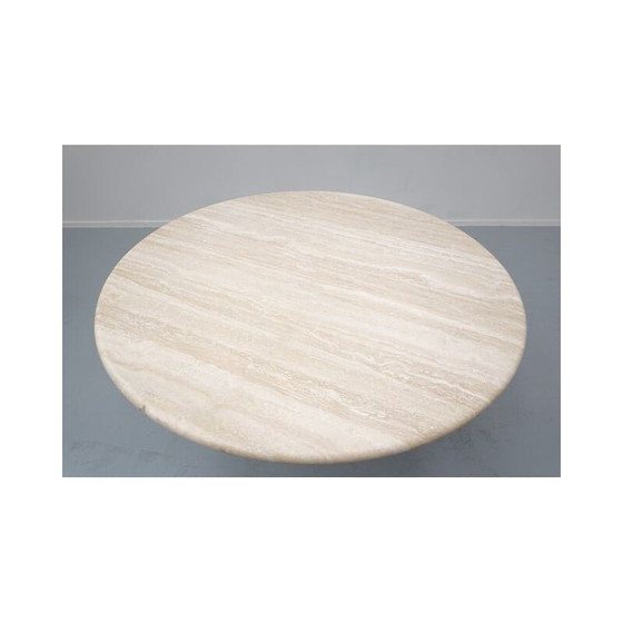 Image 1 of Vintage Travertine Table, Italian 1970s