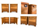 Comodini vintage in stile Art Déco