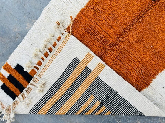 Alfombra tradicional hecha a mano de pura lana, tamaño 1,5/2,5 m – Aime Té, Wool (photo 5 of 6)