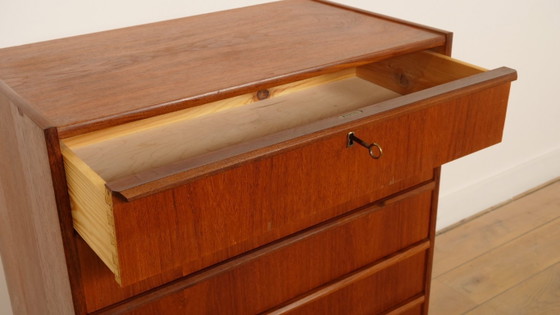 Image 1 of Vintage Deense ladekast | Teak | 6 lades | 100 cm