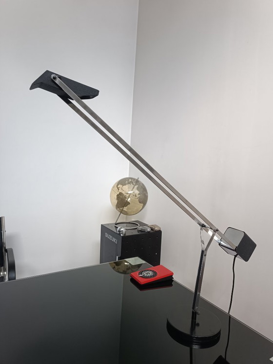 Image 1 of Important Fase Cisne Edition chrome lamp, 1980