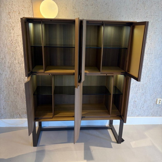 Gabinete Giorgetti Origami 61001 – Aparadores altos, Vidrio, Metal (photo 3 of 26)